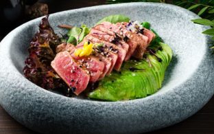Bluefin Tuna Tataki with Ponzu dressing