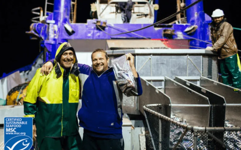 Dinko Tuna - What is the Marine Stewardship Council (MSC) Two men having a picture
